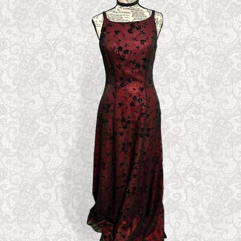 Vintage Betsy & Adam Whimsigoth Y2K Prom Dress